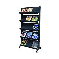 Wide Mobile Literature Display Stand