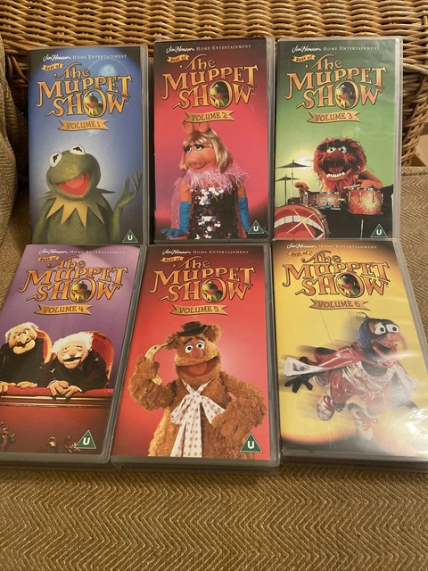 THE MUPPET SHOW VHS Video set - Jim Henson’s The Best Of Volumes 1 - 6 ...