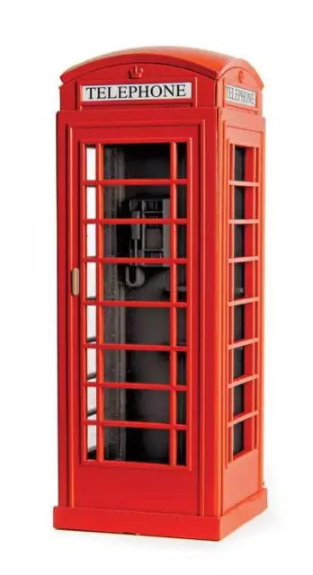 PECO LK-760 - Vintage Red Telephone Box 2 x Plastic Kit 0 Gauge - 1st Class Post