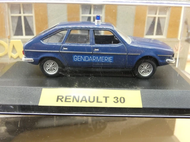 RENAULT 30 GENDARMERIE 1977 1/43éme NOREV Neuf Boite D'Origine