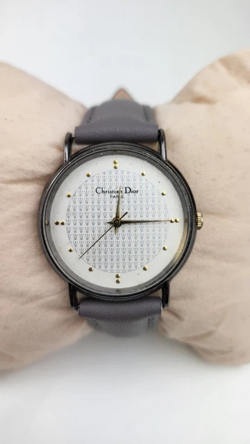 Vintage Christian Dior wrist watch mens womens unisex 1970s 1980s rare authentic