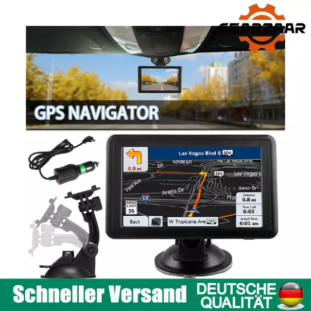 5''/7''/9'' Zoll LKW PKW KFZ GPS Navi Auto Navigationsgerät Navigation EU Kuaoor