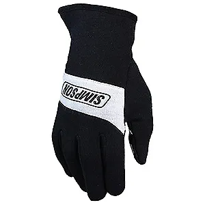 Simpson High Quality Young Gun Youth Driving Gloves Small Black Pair YGYSK