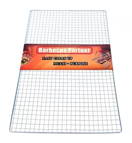 Portable Campfire Barbecue Grill Wire Mesh Rack Mat Grate For Stove Charcoal Rec