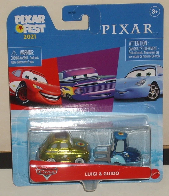DISNEY CARS PIXAR Fest Edition 2021 - Luigi & Guido - Diecast Mattel 1/ ...