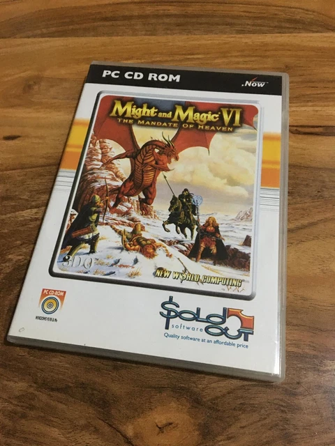 MIGHT & MAGIC VI 'The Mandate of Heaven' PC Game (CD-ROM) VGC £19.99 ...