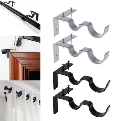 Soporte Barra Cortina,Soporte Individual Hierro 16mm 99 X 49 X 15mm Blanco 4uds 