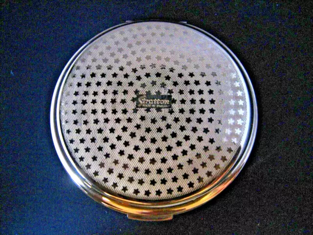 Vintage Stratton Gold Tone Powder Compact Made In England