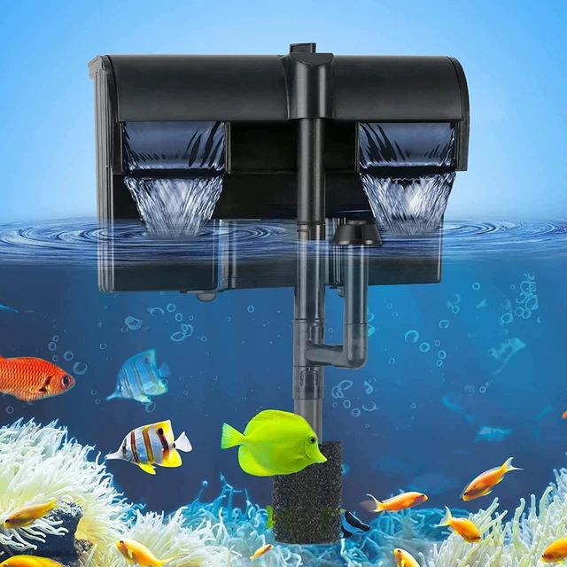 FISH TANK FILTERS MultiStage Aquarium Cartridge Filter up to 55 Gallon