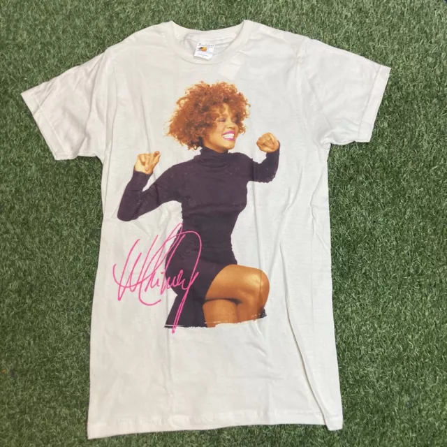 Vintage Whitney Houston Shirt Small 00s Y2K R&B Music Concert Tour Album Tee