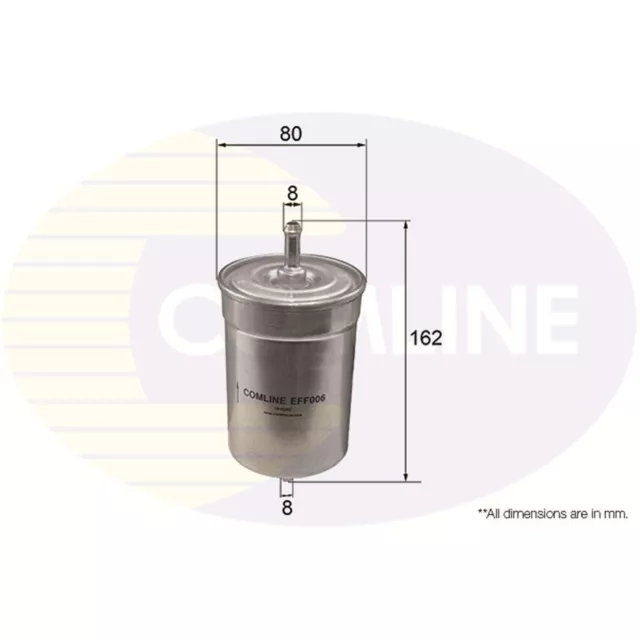 Genuine Comline In-Line Fuel Filter - EFF006