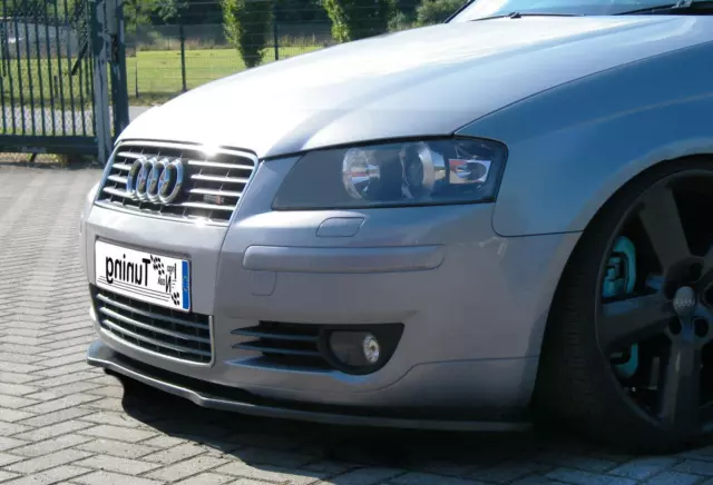 Frontspoiler Lippe Schwert Cup Spoiler aus ABS für Audi A3 8P Bj. 2003-2008