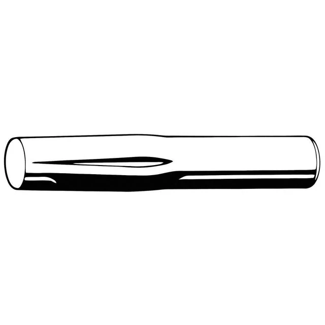 Pin GRAINGER APROBADO M39740.030.0010, acero, 3 mm de diámetro, 10 mm L, PK50