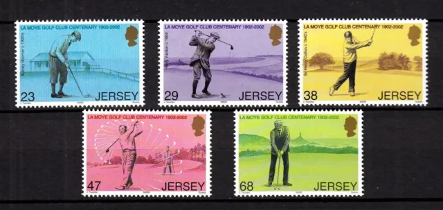 105859/ Jersey 2002 – Mi 1023-1027 – Golf – postfrisch