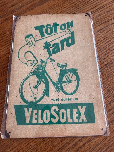 Plaque métal vintage Solex 1400
