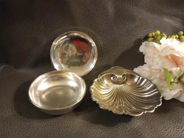 Silver .925 Candy & Jewelry or Covered Dishes Lot 225g (7.23 toz) Use / Scrap