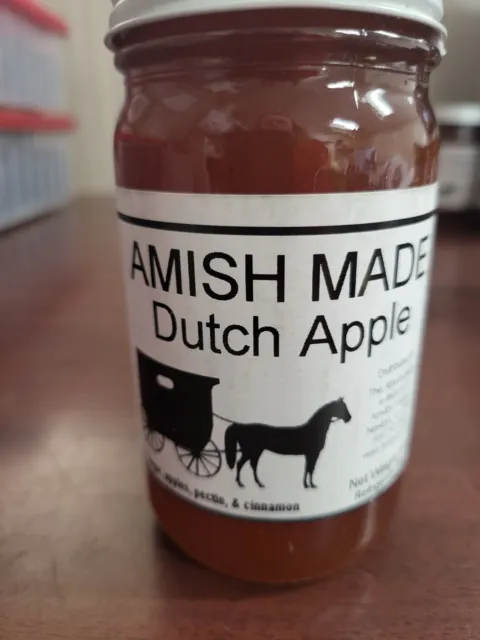 Amish Made Jam 8oz Jar DUTCH APPLE BUTTER exp10/2026 Food Jelly Preserves Pantry
