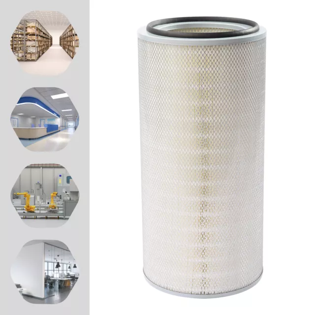 Dust Collector Canister Filter Cartridge Replacement 20-40μm Filtration Accuracy
