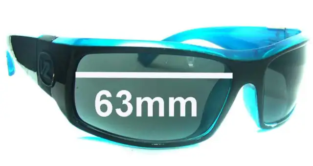 SFx Replacement Sunglass Lenses fits Von Zipper Kickstand (Before 2011) - 63mm W