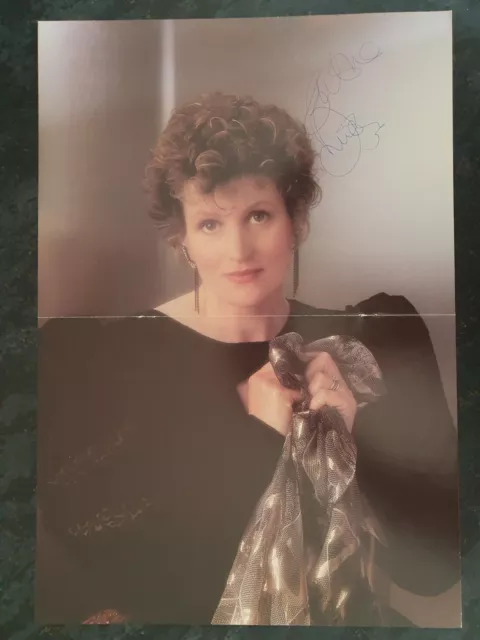 BARBARA DICKSON - Signed Concert Programme Poster - MUSIC - SINGER