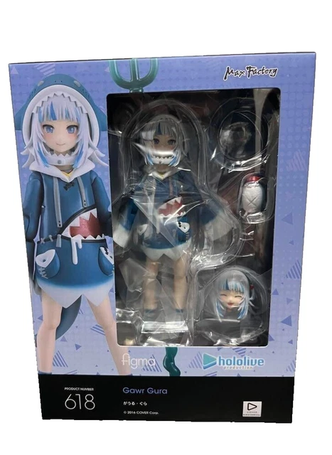 MAX FACTORY FIGMA hololive Production Gawr Gura Actionfigur ungeöffnet ...