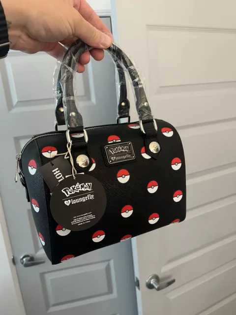 Loungefly Pokemon Pokeball Purse New With Tags INCLUDES Drop Strap