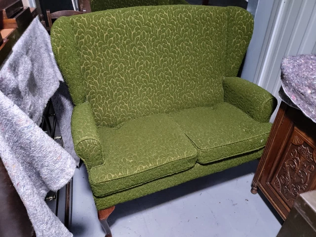 SOFA 2 SEATER Footstool Headrest HSL Glenmore William Morris
