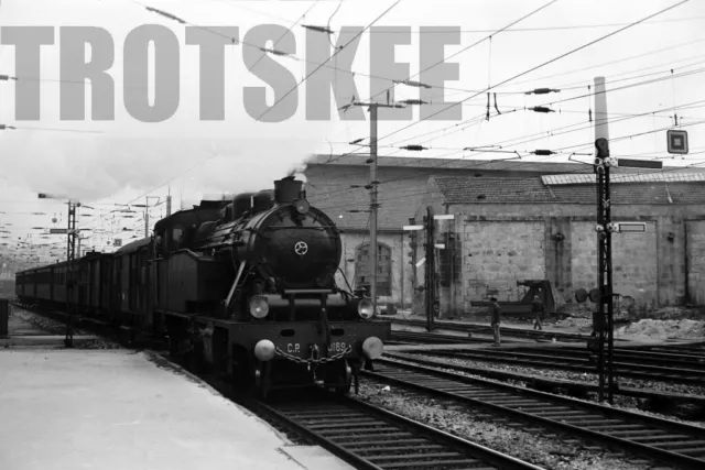 35mm Negative CP Portugal Railways Steam Loco 0189 c1970 Portuguese