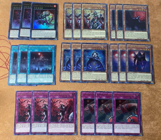 YUGIOH Vampire Deck Core GFP2-EN 🔥 24 Cards ULTRA RARE HOLOFOIL 1ST EDITION