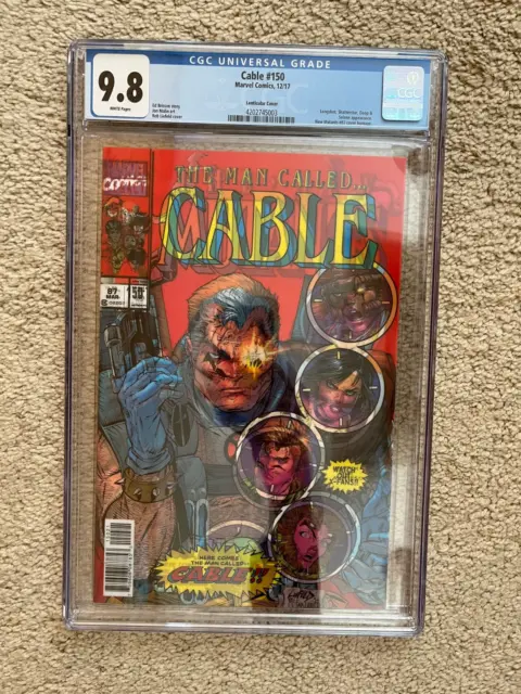 Cable #150 (2017) Lenticular Cover New Mutants #87 Homage CGC 9.8 Marvel Nice!