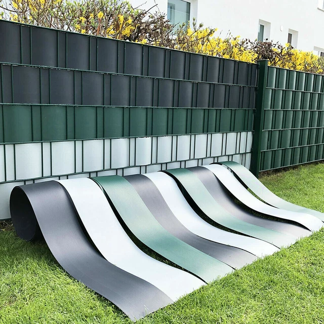 premium hart pvc sichtschutzstreifen doppelstabmatten zaunblende sichtschutz