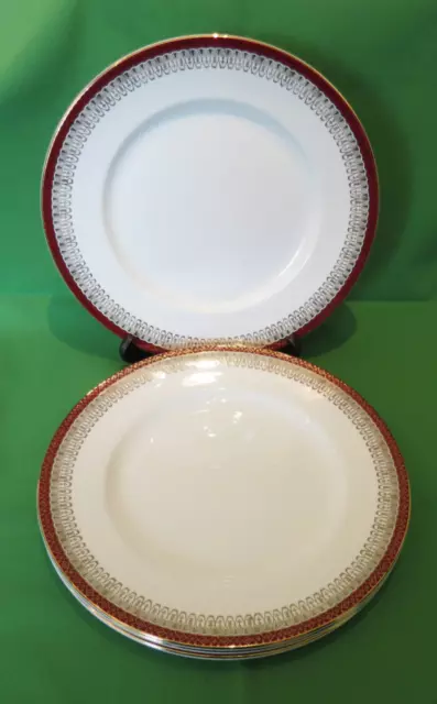 Vintage Royal Grafton - Majestic - Red - Dinner Plate x4 - 27cm - (set 1)