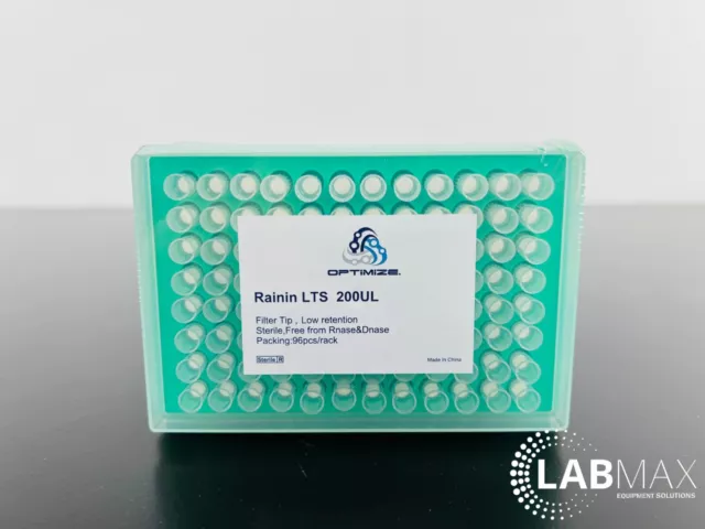 Rainin 200uL Pipette Tips LTS Filter Tip Low Retention / 200 ul (96 Tips)