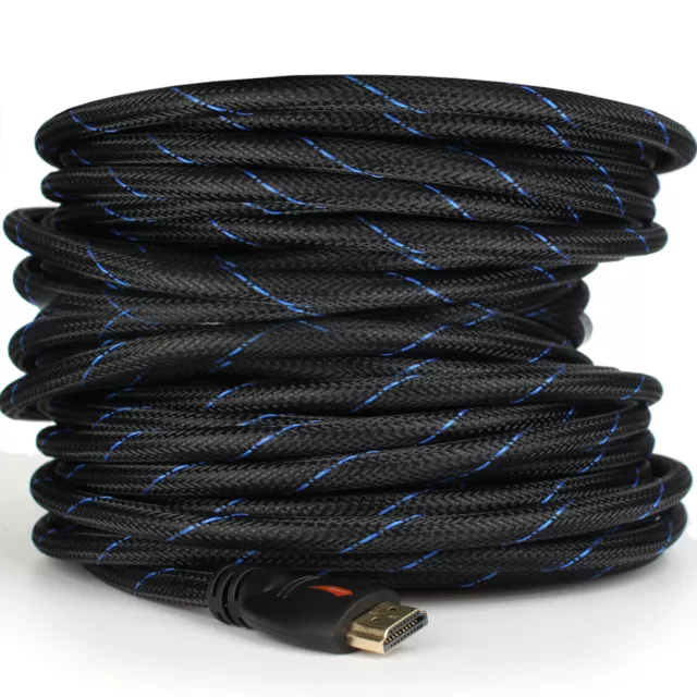 Ultimate LONG 50 Feet / 15M 50Ft 50' HDMI Cable Full HD 4K 1080p NEW for Blu-Ray