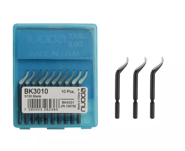 New 10pcs NUODA BK3010 S150 Blades Hand Deburring Tool