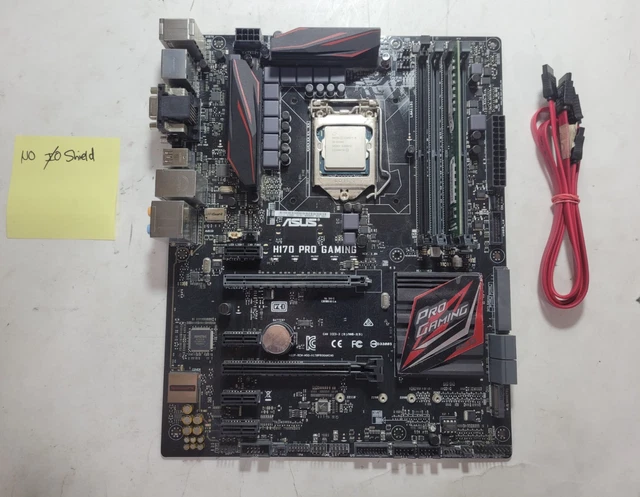 ASUS H170 PRO GAMING＋Core i7 6700＋AK400 ASUS LGA1151 DDR4 DisplayPort HDMI SATA 6Gb/s USB 3.1 H170