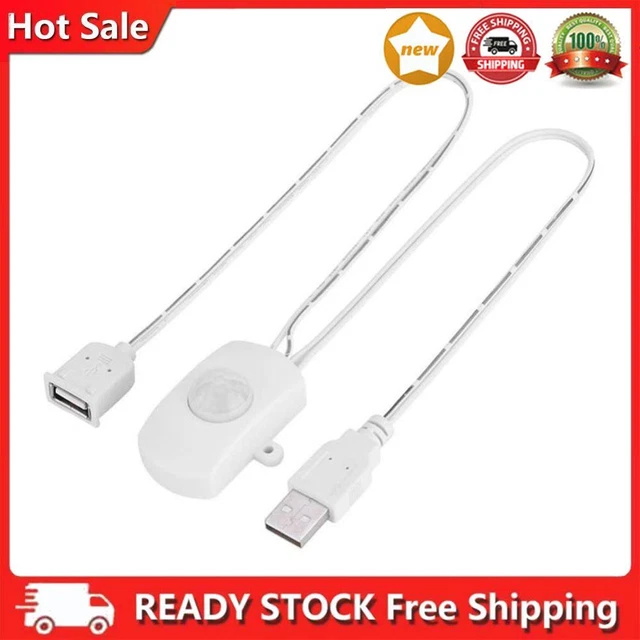 Luce Notturna LED A Movimento – Sensore Umano Intelligente, Ricaricabile USB (8,6 Cm)