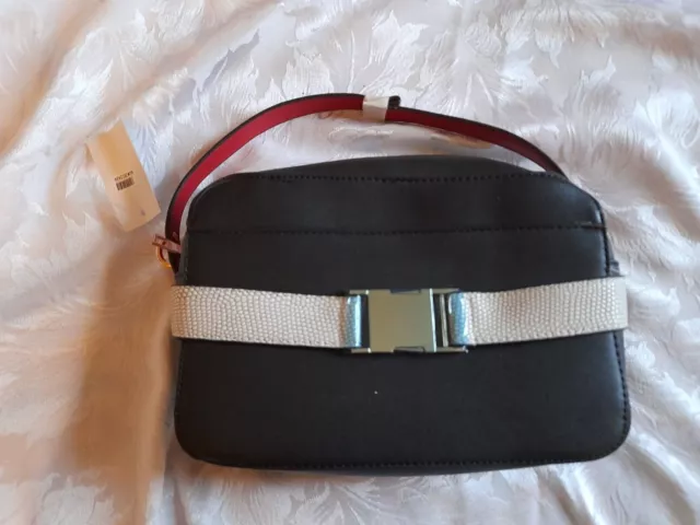 Build Your Bag Crossbody Strap, 3 Stripe Twill