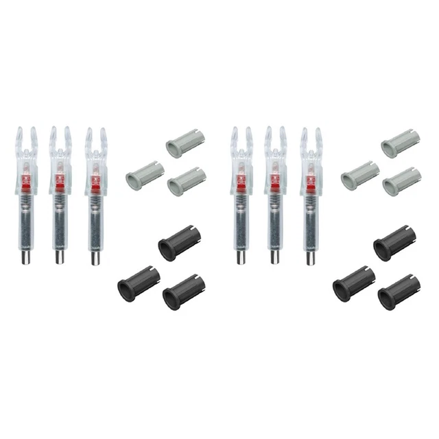 6X Automatically LED Lighted Nock Fits G, X, and S Series Arrows with 4.2mmed