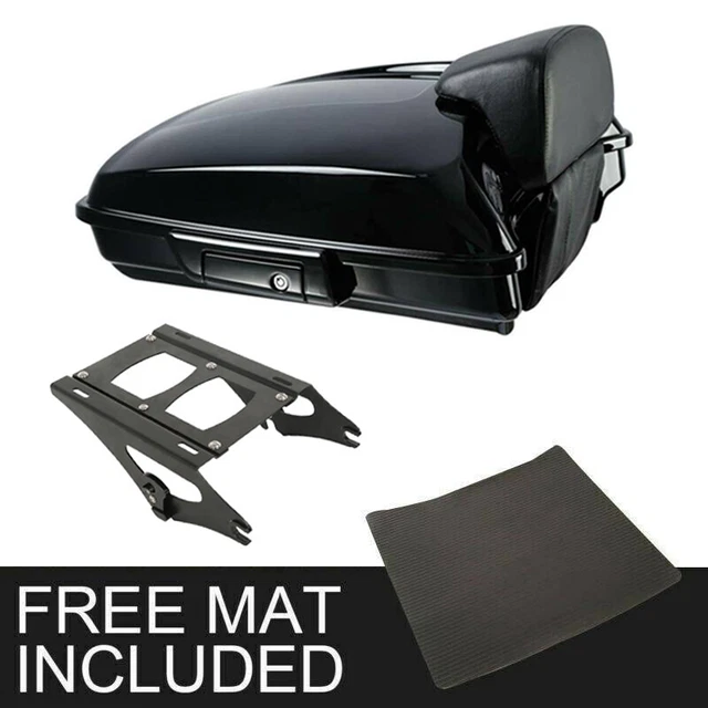 Razor Pack Trunk Backrest Rack Fit For Harley Touring Tour Pak 2014-2023 2018 19
