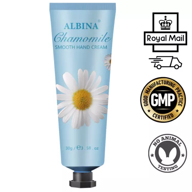 ALBINA Chamomile Hand Cream Cracked Dry Skin Anti Aging Moisturiser 30g