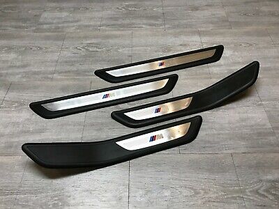09-15 BMW 740 750 Door Entrance Step Sill Cover Trim Front & Rear Set F01 F02