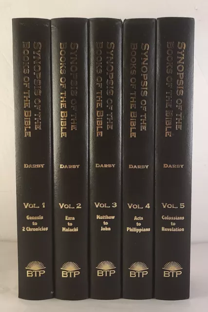 Synopsis of the Books of the Bible by J. N. Darby Volume 1,2,3,4,5 (2003)  Set