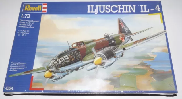 Revell 1:72 Nr. 4324 ++ Iljuschin IL-4 Bausatz eingeschweißt in OVP ++ #T4_113