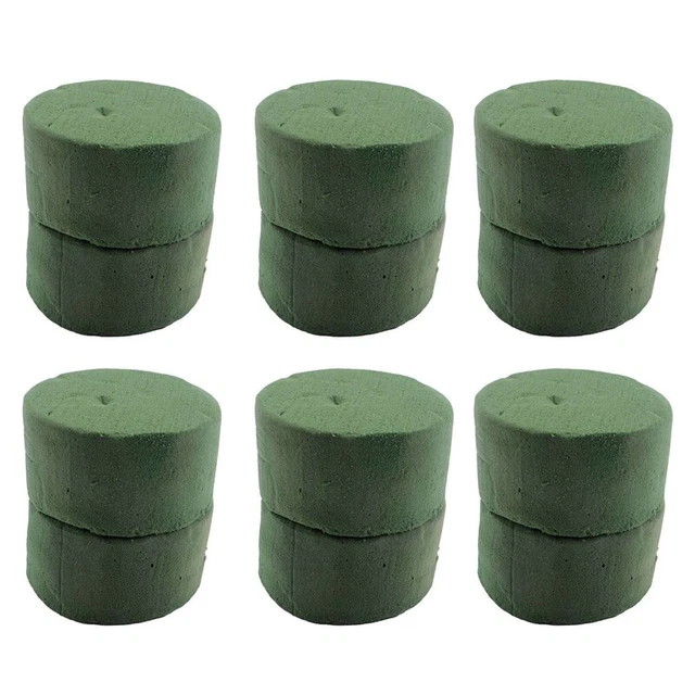 12Pcs / Set Kit di Composizione Floreale DIY Rotonda Verde Bagnata nel Schi G7I8