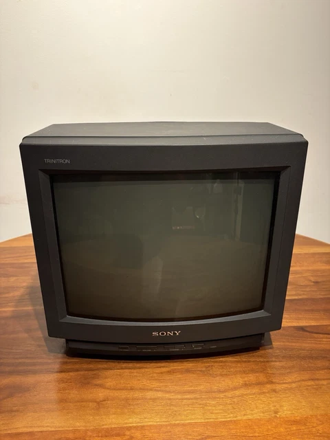SONY KV-10PR1 TRINITRON Color TV 10 Inch CRT Monitor 1997 Retro