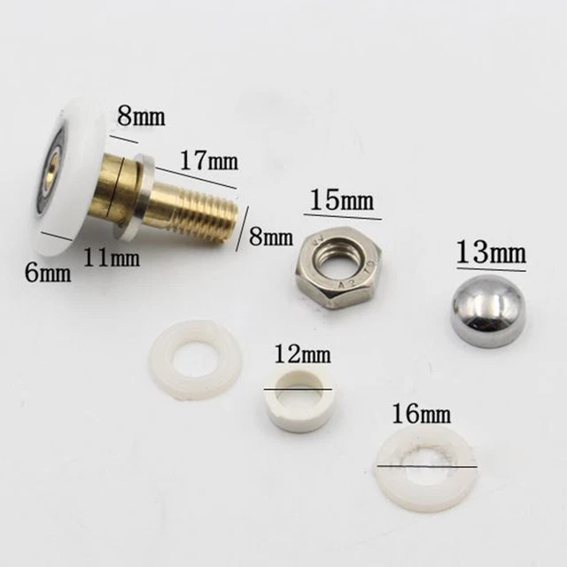 Elevate Your Shower Experience with These Replacement Rollers Pack of 4 3
