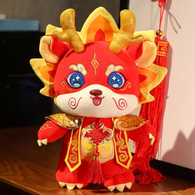 2024 Chinese New Year Dragon Plush Doll Dragon Figure Birthday Gift Cute Mascot