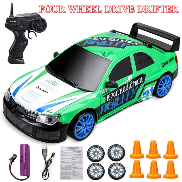 HIGH SPEED SKYLINE Drift RC Car 4WD Toy Remote Control Model Vehicle ...