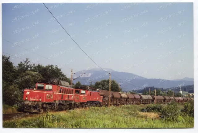 PE Foto Eisenbahn ÖBB BBÖ E-Lok Elektrolok 1020.028 bei Finkenstein 1994 (A258)
